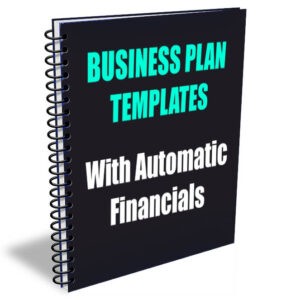 Business plan templates with automatic financials