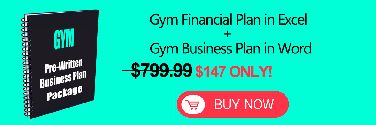 Gym financial plan Excel Download