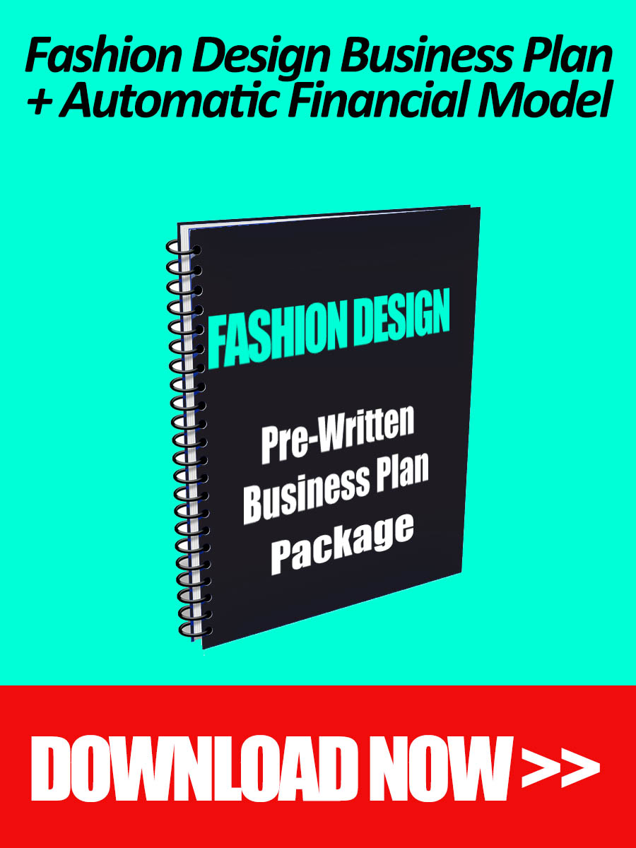 fashion label business plan template