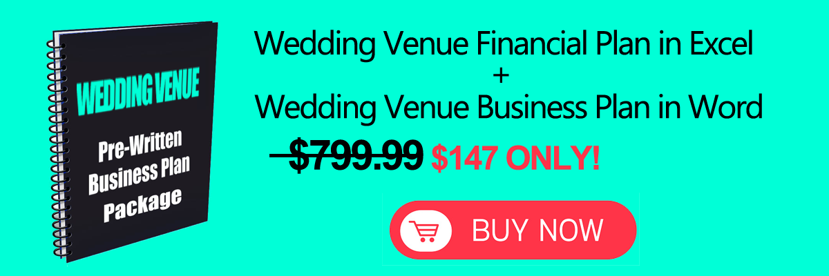 Wedding venue financial plan Excel download