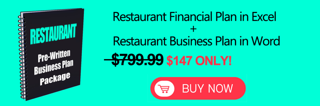 Restaurant financial plan Excel download