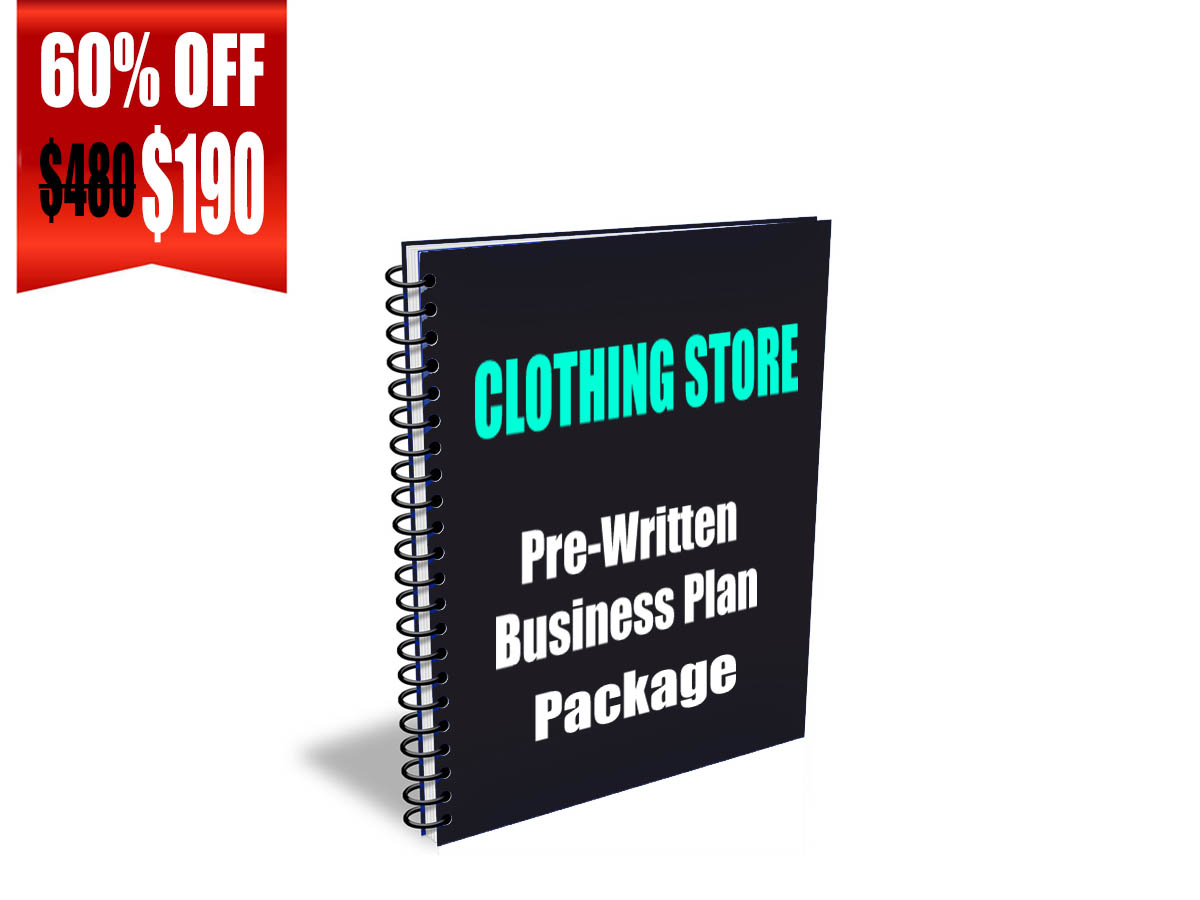 Clothing Store Business Plan Template   Clothing Store Financial Plan