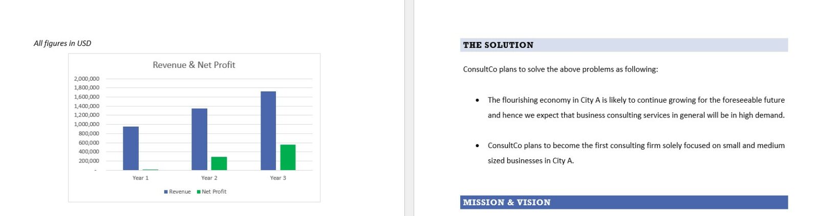 Consulting business plan document Doc