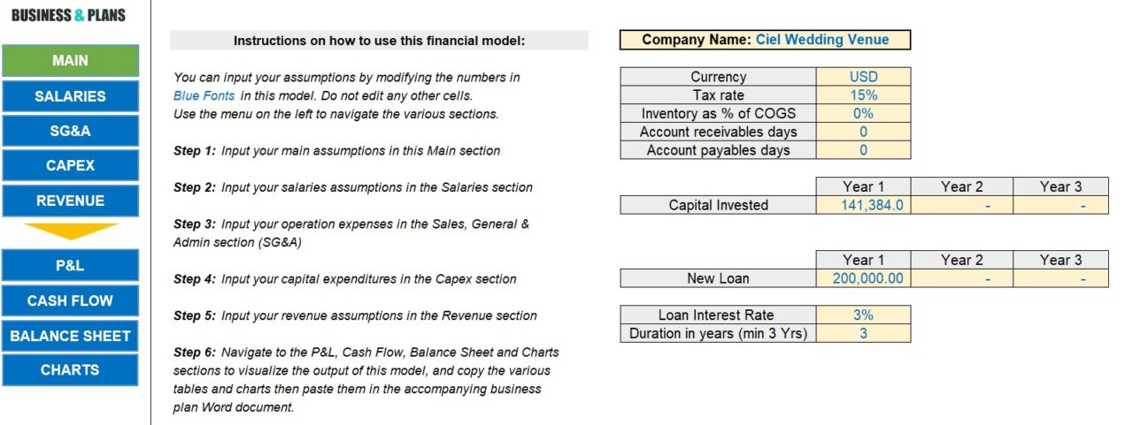 Image 8 for Wedding Venue Business Plan Template