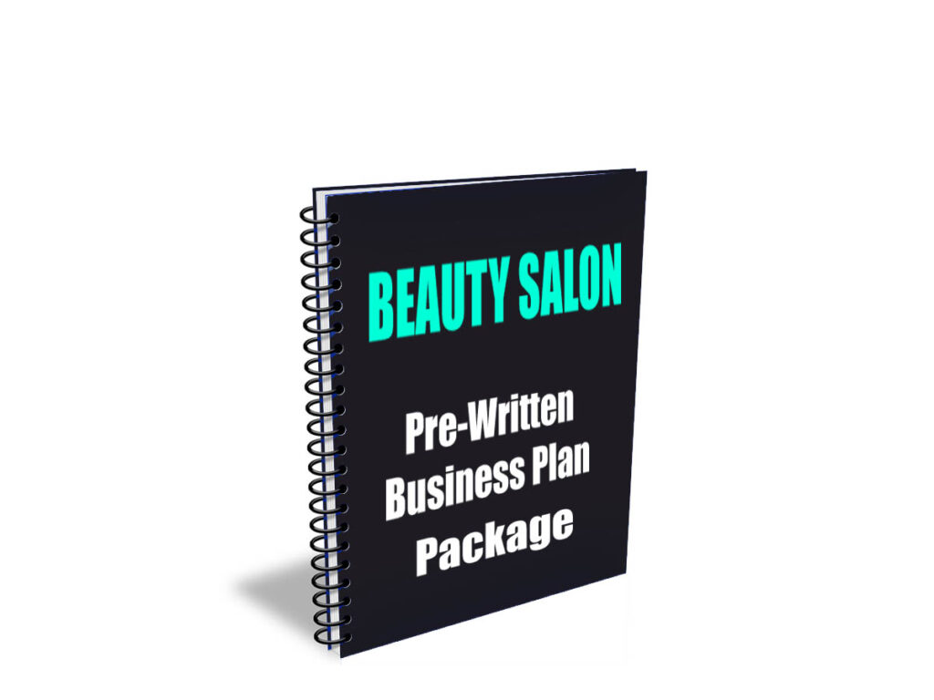 Beauty salon business plan template with financials
