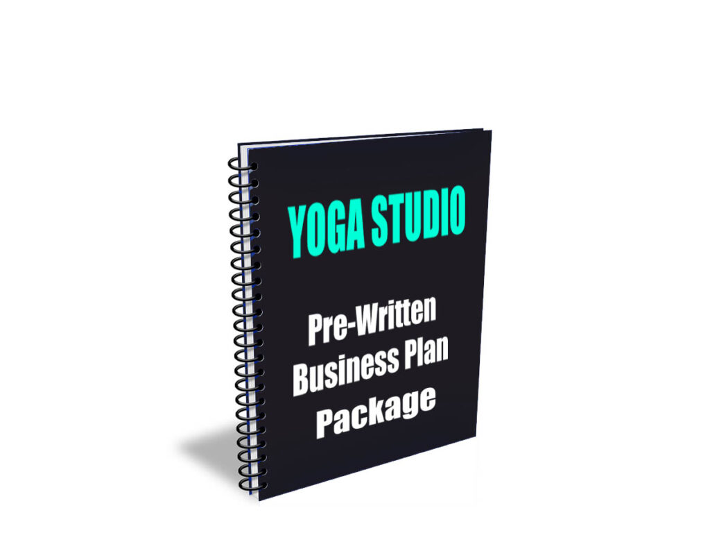 Yoga Studio business plan template with automatic financials